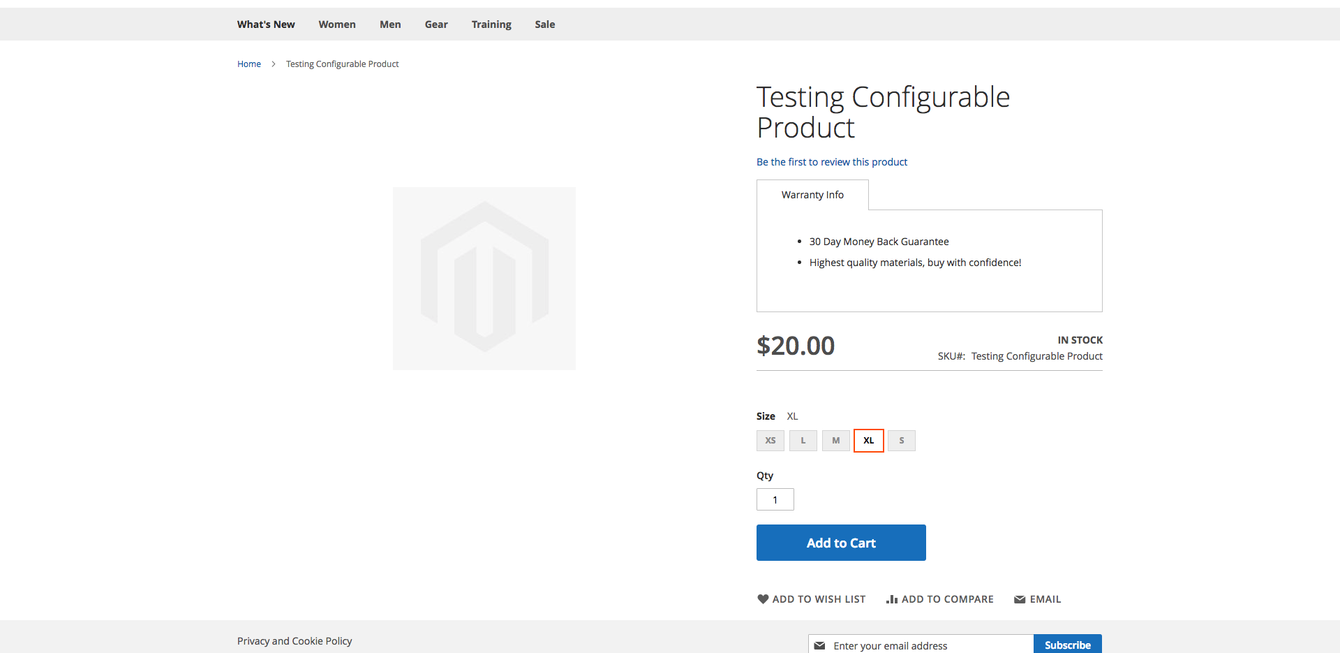 Product Configuration